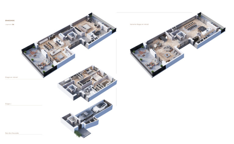 3 MAISONS BI-FAMILIALES – NIEDERANVEN